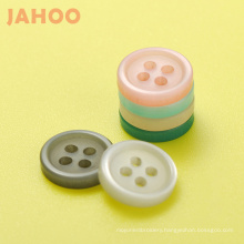 Fancy Colorful 4 Holes Plastic Resin Buttons For Shirts and Children Clothing